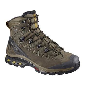 Salomon QUEST 4D 3 GTX - Olivovo Zelene Turistické Topánky Panske, S0027SK